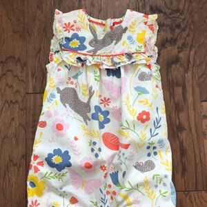 Baby Boden Floral and Animal Print Baby Romper